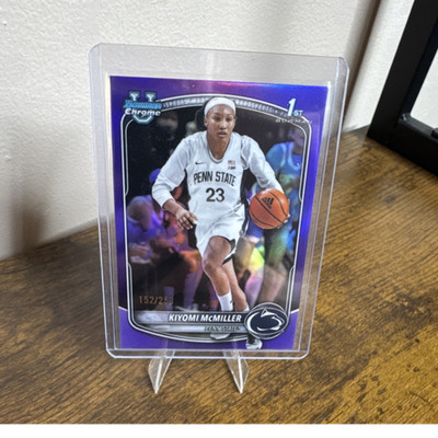 Topps Bowman Chrome U Kiyomi McMiller Penn State Purple #BCP-25 152/250