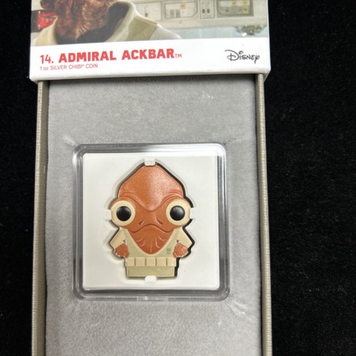 Star Wars Chibi Silver - 14. Admiral Ackbar COA #119 - Star Wars series - Afbeelding 3 van 3