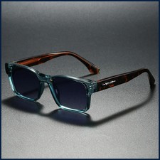 Quality Square Polarized Sunglasses Men Metal Core UV400 Unisex Sun Glasses
