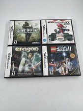 LOT OF 4 NINTENDO DS CASES AND MANUALS ONLY - NO GAMES.