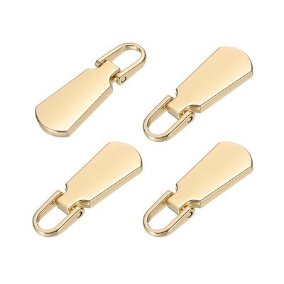 4er Pack Reißverschluss-Zipper, 1,42 Zoll für Zinklegierung, Gold