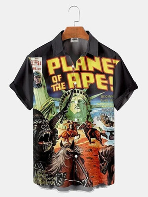 Planet Of The Apes Begin Movie Character Hawaiian Shirt