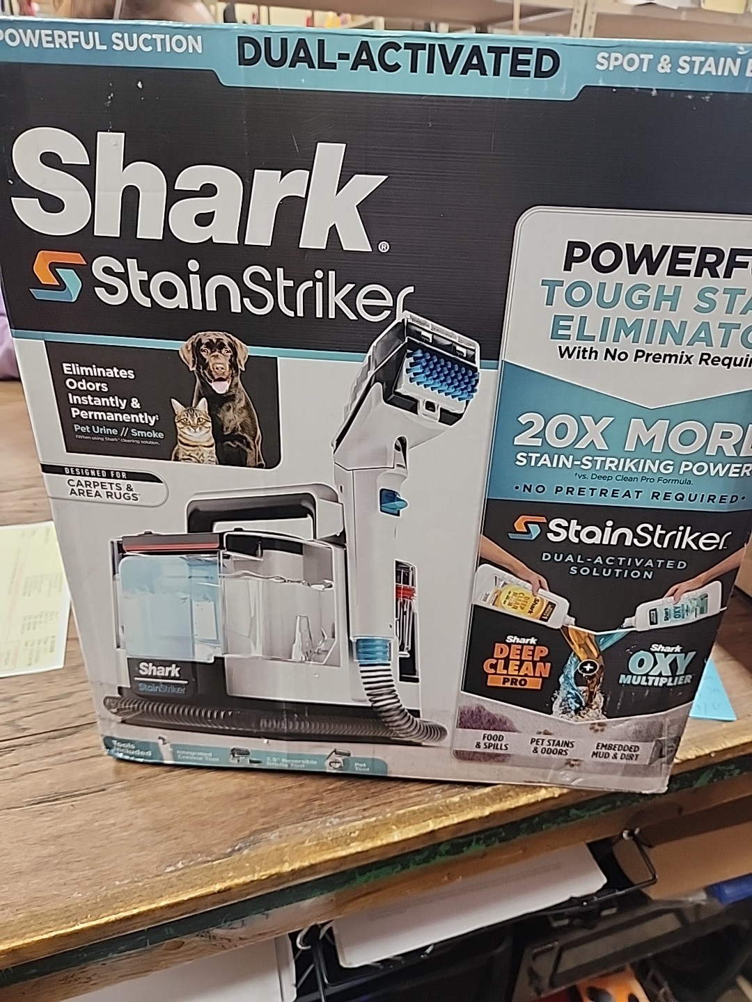 Shark PX201 StainStriker Portable Carpet & Upholstery Cleaner Stain Eliminator