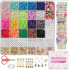 5000 Piece Bracelet Making Kit For Beginners Preppy Polymer Friendship