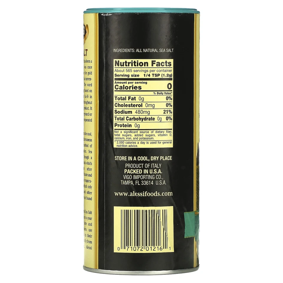 Sal marina premium totalmente natural, fina, 24 oz (680 g) Foto 2 de 2