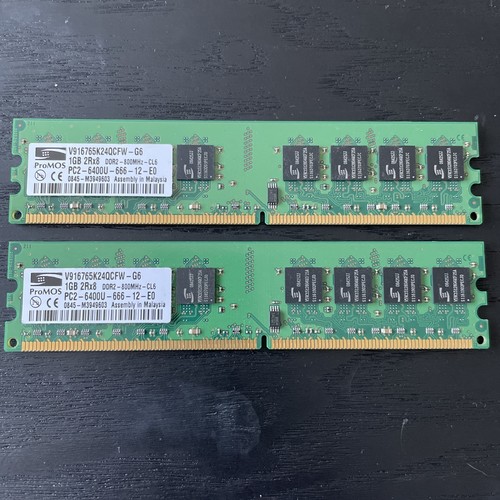 Barrettes Mémoire Mushkin Enhanced Blackline 2GB (2x1GB) DDR2 800Mhz – Occasion