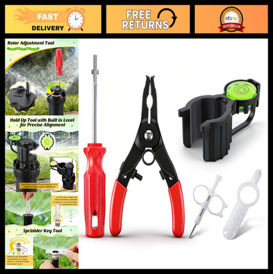 5 Pcs Sprinkler Head Tool Set for MP, PGP - Repair Kit with Screwdriver & Level