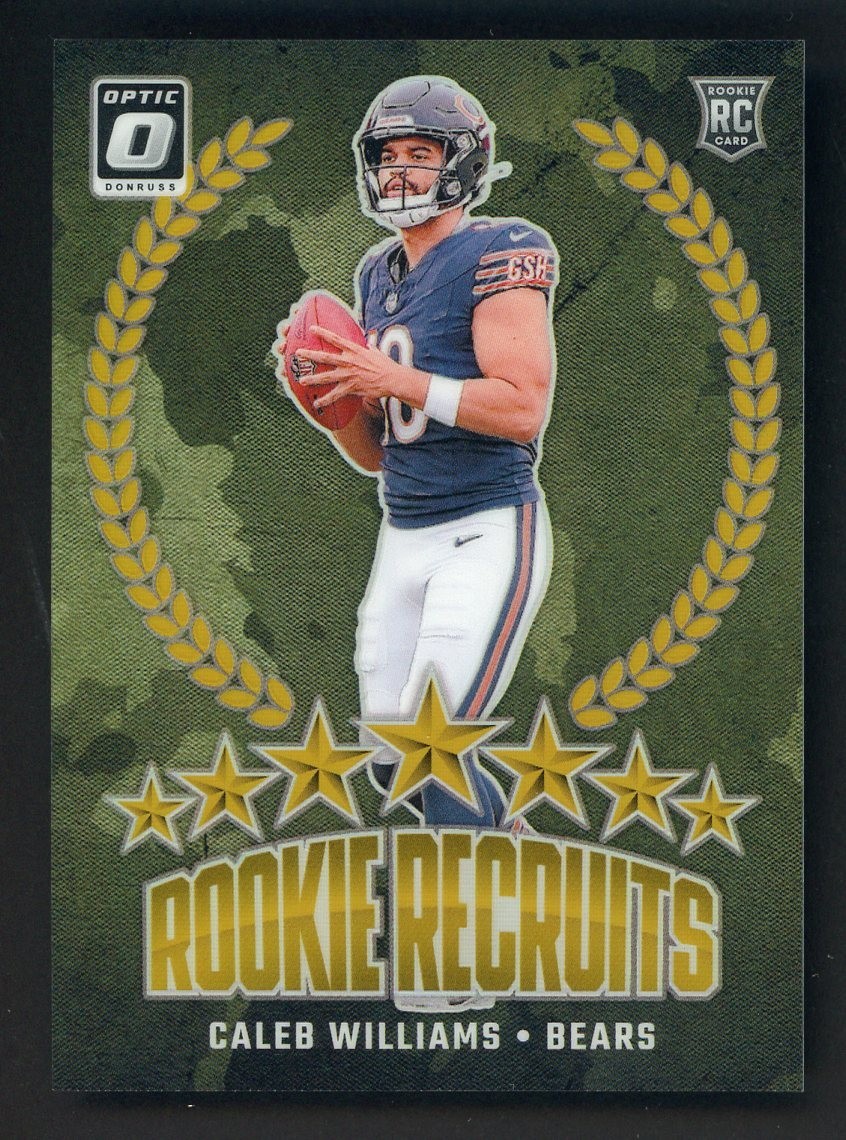Caleb Williams Panini Donruss Optic Rookie Recruits #1 Gold