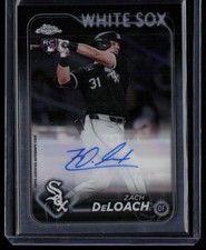 ZACH DELOACH 2024 TOPPS CHROME UPDATE AUTO RC AUTO CHICAGO WHITE SOX #AC-ZD