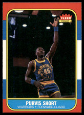 1986-87 Fleer #100 Purvis Short - Golden State Warriors NBA Basketball