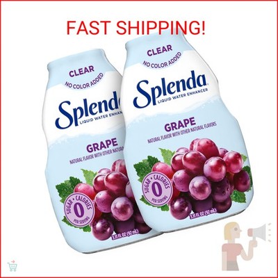 SPLENDA Liquid Water Enhancer Drops, Sugar Free, Zero Calorie, Natural Flavor, C
