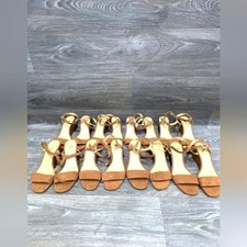 NEW J. Crew Stylish Tan Brown Strappy Wedge Sandals Stilettos 8