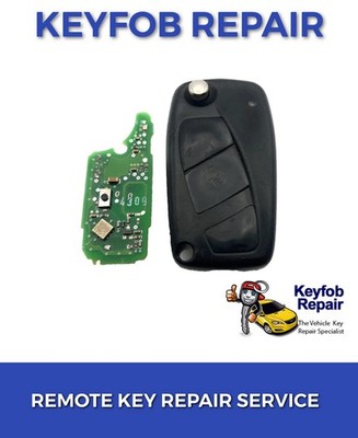 Reparaturservice für Peugeot Citroen Fiat 3 Tasten Fernbedienung Klappschlüssel Reparatur Batterie