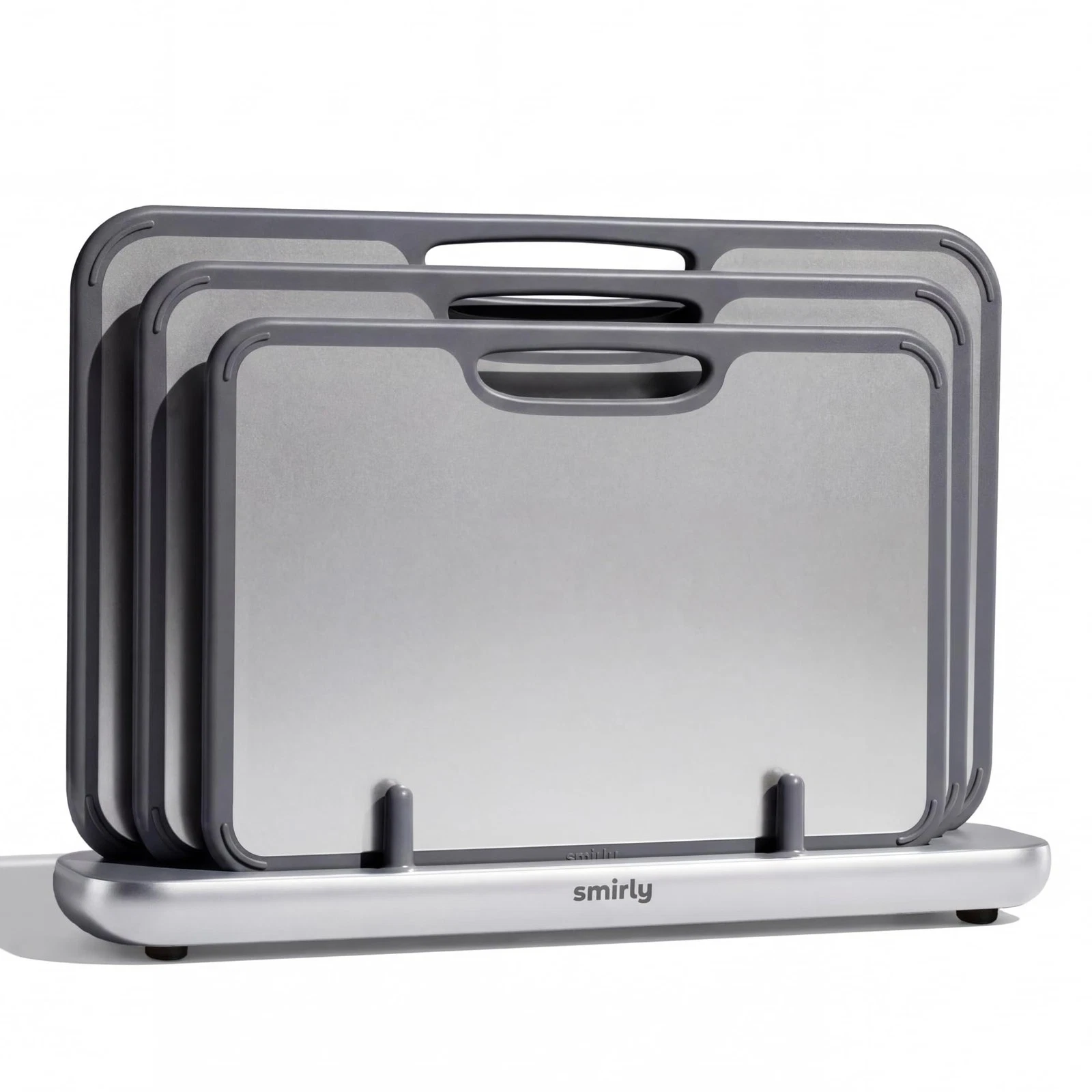 Titanium Cutting Board for Kitchen, Double Sided Chopping Board Set with Hold...