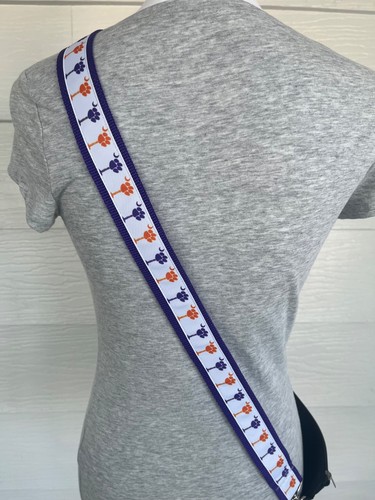 Clemson University Tigers Purse Strap 46” Grad Alum Gift 4 Her Mom BFF Carolina - Picture 3 of 6
