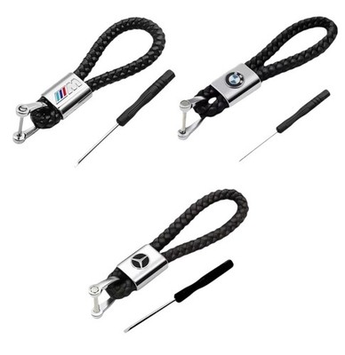 NEU BMW MSPORT MERCEDES Luxus Leder Schlüsselanhänger Schlüsselanhängsel modern Geschenk UK