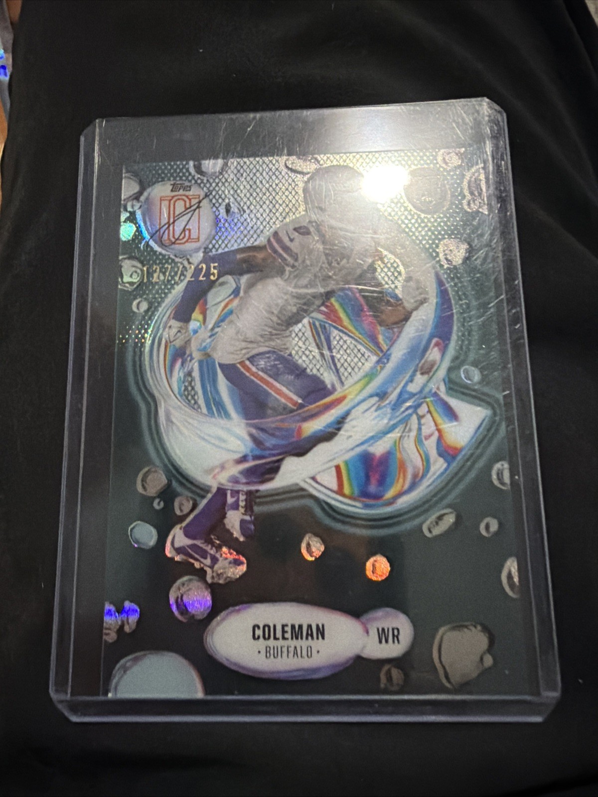 Topps 2024 Signature Class Fluidity Keon Coleman RC Teal /225 #F-12