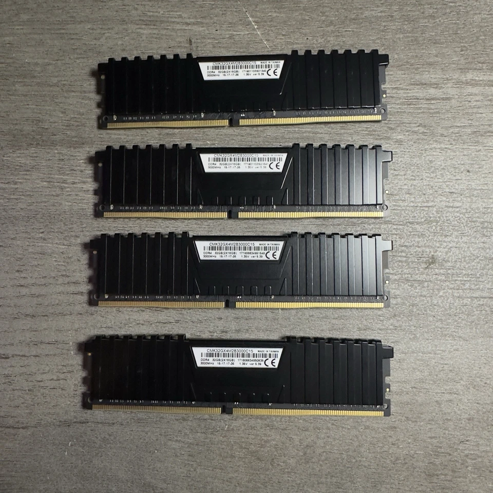 Corsair Vengeance LPX 64GB DDR4-3000MHZ Memory Module 4x16gb Cl 15 - Image 2 of 3