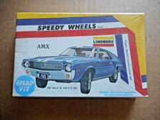 Vintage Lindberg Speedy Wheels Amx 1037 Model Kit 143 Nos Factory Sealed
