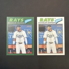 2026 Topps Heritage - Chandler Simpson #58 Dark Green Border