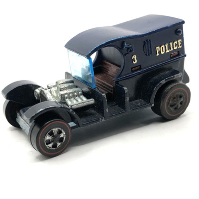 Hot Wheels Redline Paddy Wagon 1969/1970 Dark Blue Enamel - Made In Hong Kong