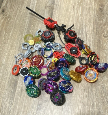 Huge Beyblade Lot String Launchers Parts