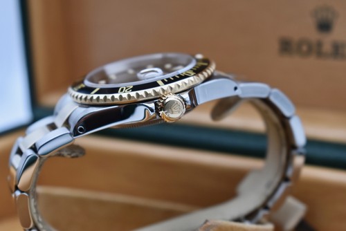 Rolex Submariner Stainless Steel & 18K Gold Watch 16613 2001 Box And Papers - Picture 10 of 13