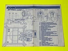 GI G I JOE 1982 JET PACK JET PROPULSION UNIT JUMP BLUEPRINTS BLUE PRINT 82