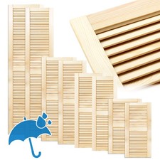 OUTDOOR Lamellentür Fensterblende Garten Verkleidung Holztür Kiefer unbehandelt