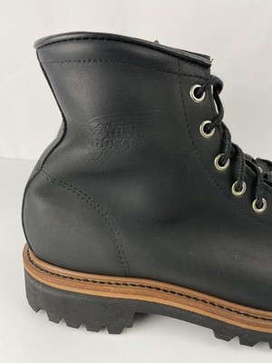 Red Wing 2901 Black Leather Lace Up Boots Men's Size 9 D | eBay