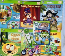 Leap Frog Tag Books - Lot Of 15 books and Tag Reader Pen Plus DVD
