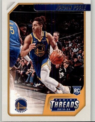 2019-20 Panini Chronicles Jordan Poole Rookie #89 RC Golden State Warriors