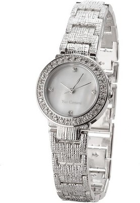 Seltene YVES CAMANI RHODINIERTE Uhr mit SWAROVSKI STEINEN. 299,00  Neu