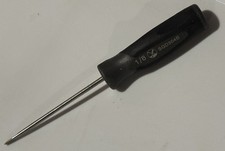 Snap-on Tools Mini Screwdriver Usa Dark Titanium Soft Grip 18 Sgd304b Flat Tip