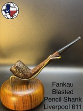 Vintage Fankau Blasted Pencil Shank Liverpool 611 Tobacco Pipe