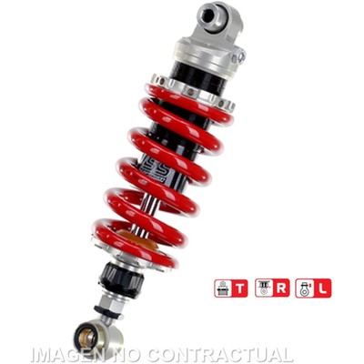 Hinterer YSS Stoßdämpfer Gas Top Line passend für Yamaha FZ 750 Passend für Yama