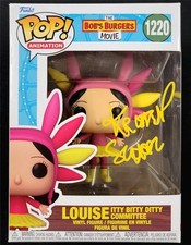 Kristen Schaal firmado Louise Funko Pop! Bob's Burgers 1220 automático (B) Beckett BAS