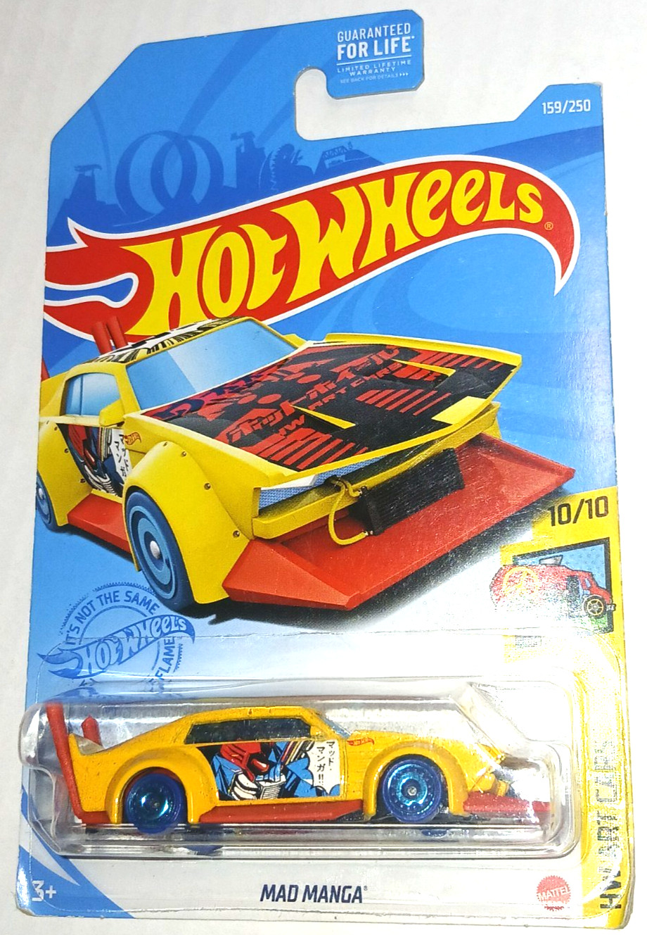 Hot Wheels 2021 HW Art Cars Series ⚡️⚡️YELLOW MAD MANGA  w/ AEROs 🔥🛞