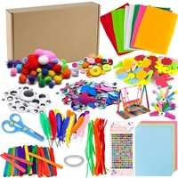 1500+ StüCk Bastelset Kinder, Bastelbedarf FüR Kinder, Kreativ BastelzubehöR ...