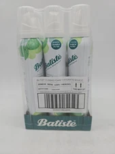 Lot of 6: Batiste No Rinse Shampoo Waterless Cleansing Foam 3.6oz NIP normal-dry