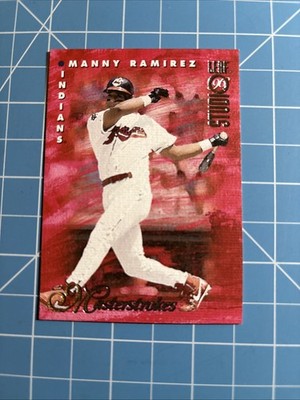 1996 Leaf Studio - Master Strokes Manny Ramirez #4 1898/5000