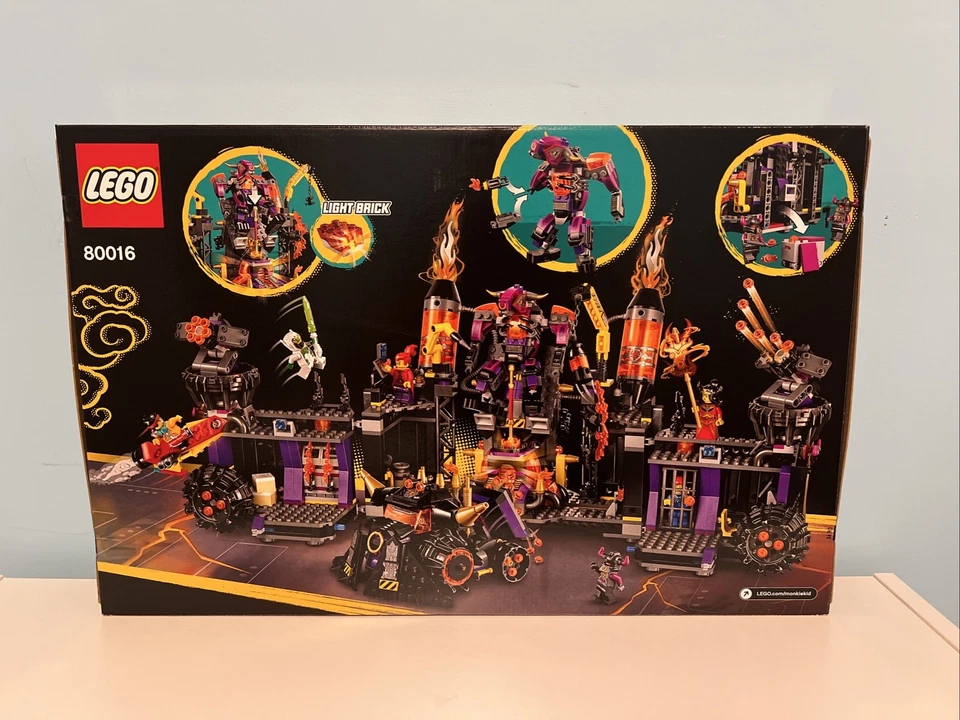 Retired Monkie Kid Lego set #80016 The Flaming Foundry new/sealed box - Image 2 of 4