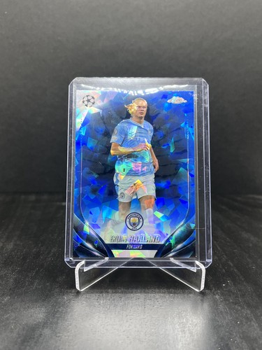 2023-24 Topps Chrome Sapphire UEFA Soccer Erling Haaland #39