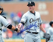 Matt Lindstrom Chicago White Sox Signed 8x10 Photo PSA