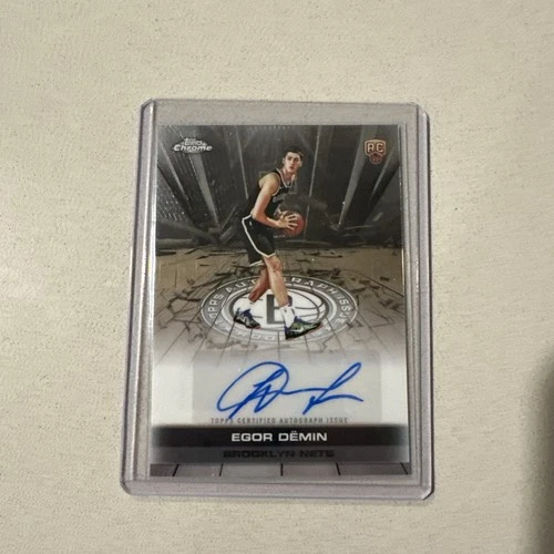 Topps Chrome Egor Demin Rookie Autograph TAIR-ED Brooklyn Nets 2025-26