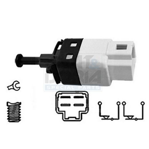 Fits MEAT&DORIA 35108 BRAKE LIGHT SWITCH