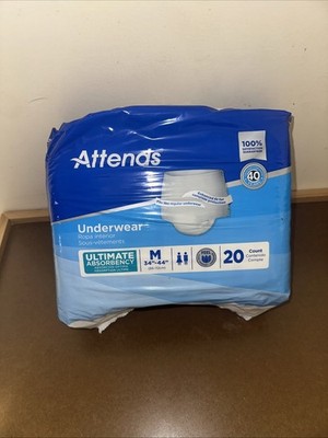 Attends Disposable Underwear Medium 35 20 Ct
