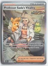 Pokémon TCG Professor Sada's Vitality Special Illustration Rare PAR 256/182 NM