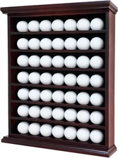 Elegant Golf Ball Display Case - Wall Mount Shadow Box for Store or Exhibition S