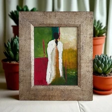 Expressionist Oil on Canvas Painting by Salina S